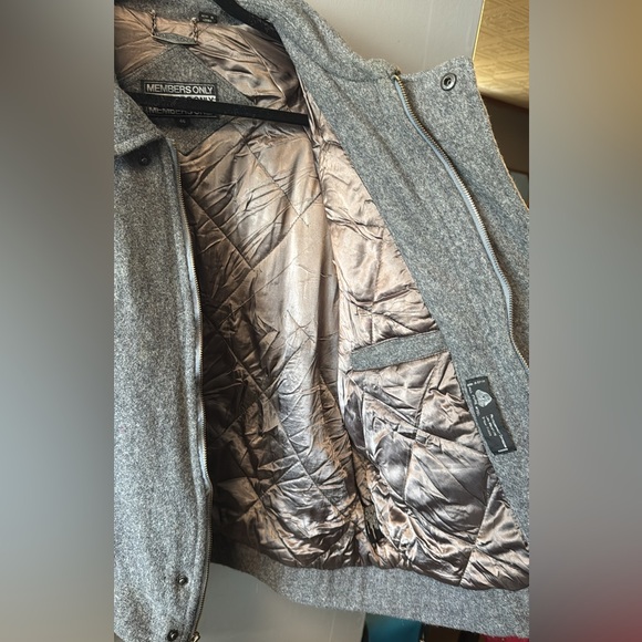 Vintage men’s Members Only 100% pure wool jacket size 46 (XL) - Picture 11 of 14